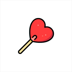 heart shaped lollipop