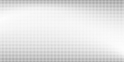 Grunge dotted halftone gradient texture. Vanishing polka dot background. Repeating dots abstract