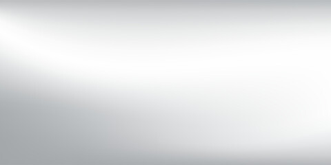 Modern silver foil background with metal mirror texture. Chrome gradient surface with light gloss abstract simple