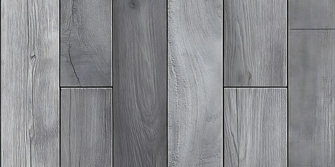 Gray Wood Paneling with Varied Tones and Vertical Plank Arrangement