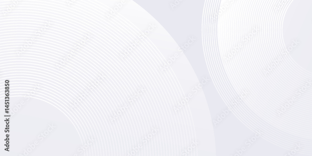 Poster modern lines grey background with dynamic circle lines background abstract simple modern