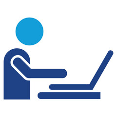 Working Dual Tone Icon 