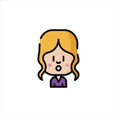 girl with a headache