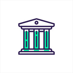 illustration of a greek column