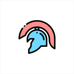 vector illustration of an abstract bird