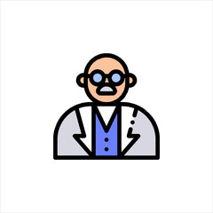 cartoon doctor with stethoscope