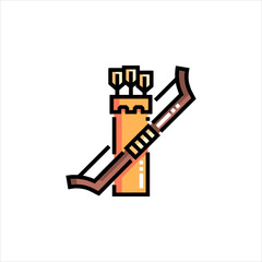 vector illustration of a factory