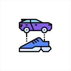 car icon vector illustration