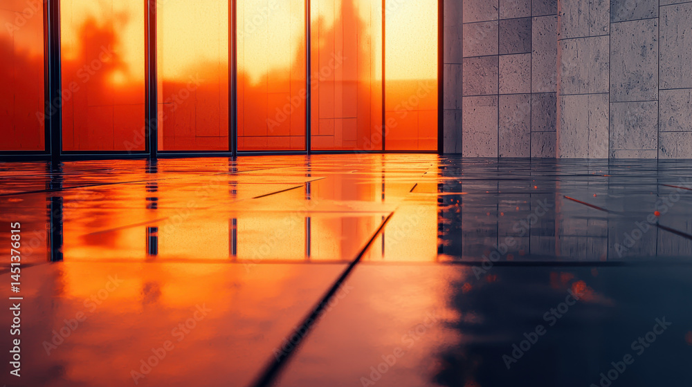 Poster an exploration of a 3d rendered background with realistic 4k detail showcases an abstract side angle