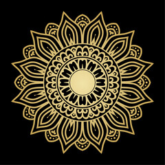 Abstract Mandala painting vector art background design