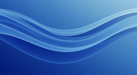 Obraz premium Azure Undulation AI Generated