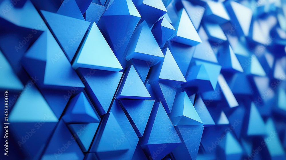 Poster a detailed 4k 3d background featu a realistic triangular composition with geometric precision and a 