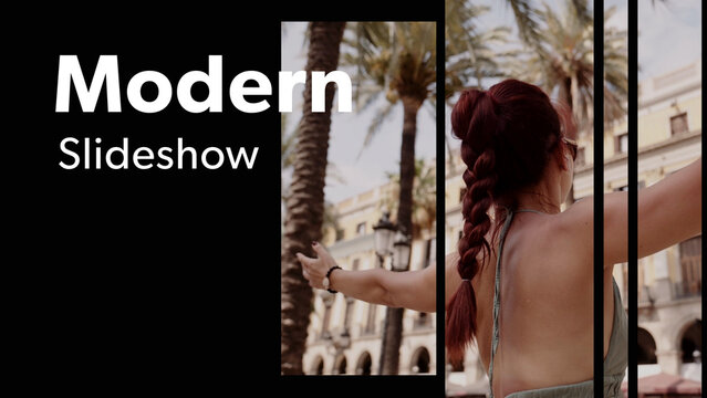 Shapes Media Slideshow Short Sequence & Logo