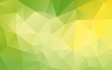 ポリゴン　幾何学模様背景　緑
Polygon geometric pattern background green
