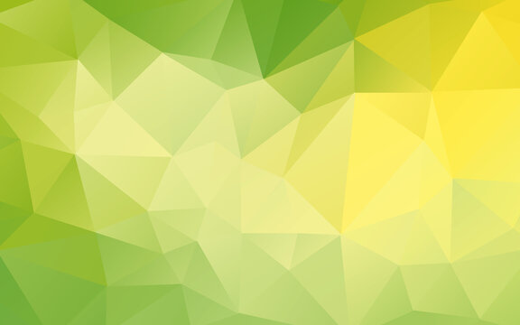 Fototapeta ポリゴン　幾何学模様背景　緑 Polygon geometric pattern background green