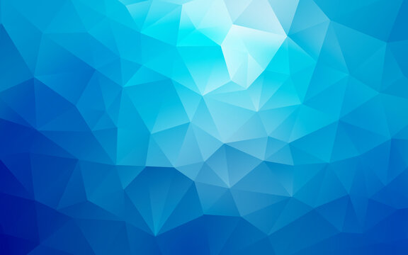 ポリゴン　幾何学模様背景　青
Polygon geometric pattern background blue