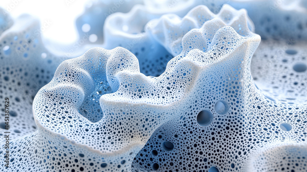 Poster a 4k detailed side angle view of intricate 3d patterns creating a visually stunning background with 