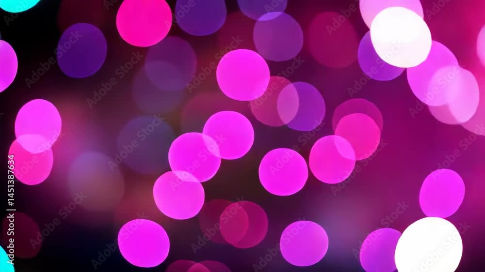 Canvas Prints abstract colorful bokeh background with vibrant glowing defocused lights for festive design and cele