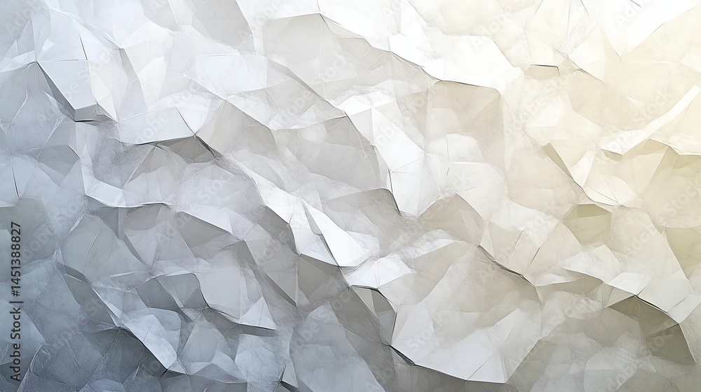 Poster subtle white-gray abstract background with pale geometric pattern - sophisticated vector design
