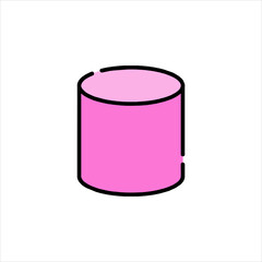 pink paint can