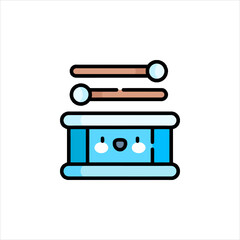 retro microphone vinyl ready vector illustration