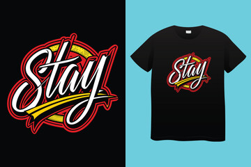 Hustle hard stay humble motivational graffiti typography vector t-shirt design.