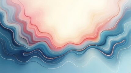 Fototapeta premium Serene Composition: Abstract Bliss