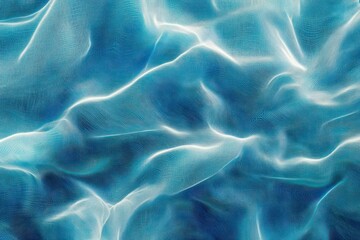 Obraz premium abstract background of data visualization with flowing blue grid lines