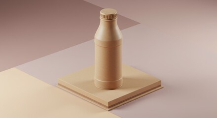 Kraft Bottle on Platform