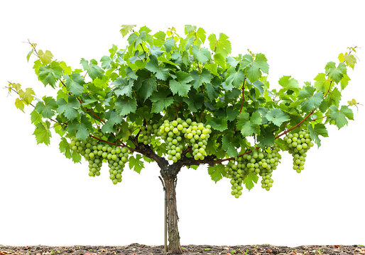 Grapevine with Green Grapes
isolated on transparent background
