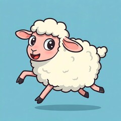 funny sheep cartoon
