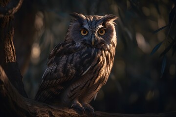 great horned owl
