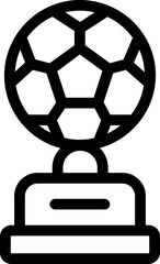 Basketball Creative trophy award symbol Icon