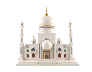 3D Rendered Taj Mahal