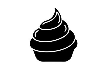 Shaving Cream icon silhouette vector illustration