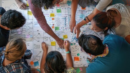 The picture of people together in conference solving problem support team with fresh idea. Complex work to be solved by businessmen. Group of person find solution and strategy by discussion. AIG53.