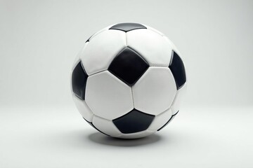 Brand new white football, studio shot, clean background , new, item