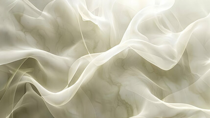 Fototapeta premium A delicate, flowing fabric, draped in soft, muted tones.