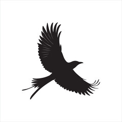 Flying Bird Silhouette Clip art