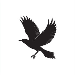 Flying Bird Silhouette Clip art