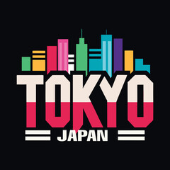 Obraz premium Tokyo Vibes Urban Street wear City Style Vector Illustration