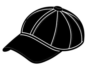 Golf Cap silhouette vector illustration