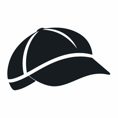 Golf Cap icon silhouette vector illustration
