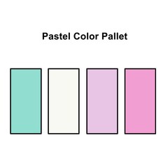 Pastel color guide palette catalog collection for designer and artist.