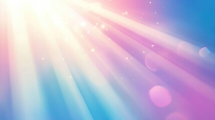 Sun light shine light effect seamless loop, sunlight with sunshine glare rays. Vector nature sunny spring landscape, bright sparkle burst.