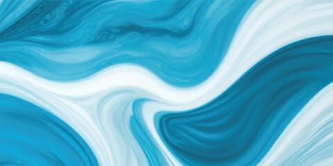 Abstract Watercolor Waves in Soft Ocean Blue – Minimalist Design with Fluid Sea Motion and Textured Harmony. Fluid Motion Background Inspired by Tropical Tsunami Waves