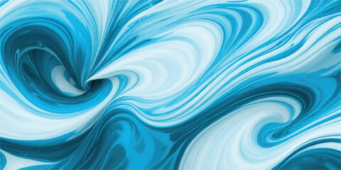 Abstract Watercolor Waves in Soft Ocean Blue – Minimalist Design with Fluid Sea Motion and Textured Harmony. Fluid Motion Background Inspired by Tropical Tsunami Waves