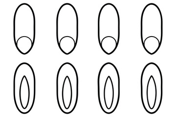 Cuticle Art Detailed Line art