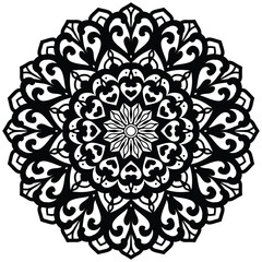Kantha Motif or Kantha Embroidery or Traditional Embroidery. Decorative pattern in oriental style. 
