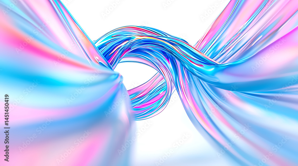 Poster flowing abstract design digital art studio graphic visualization modern aesthetics close-up view flu
